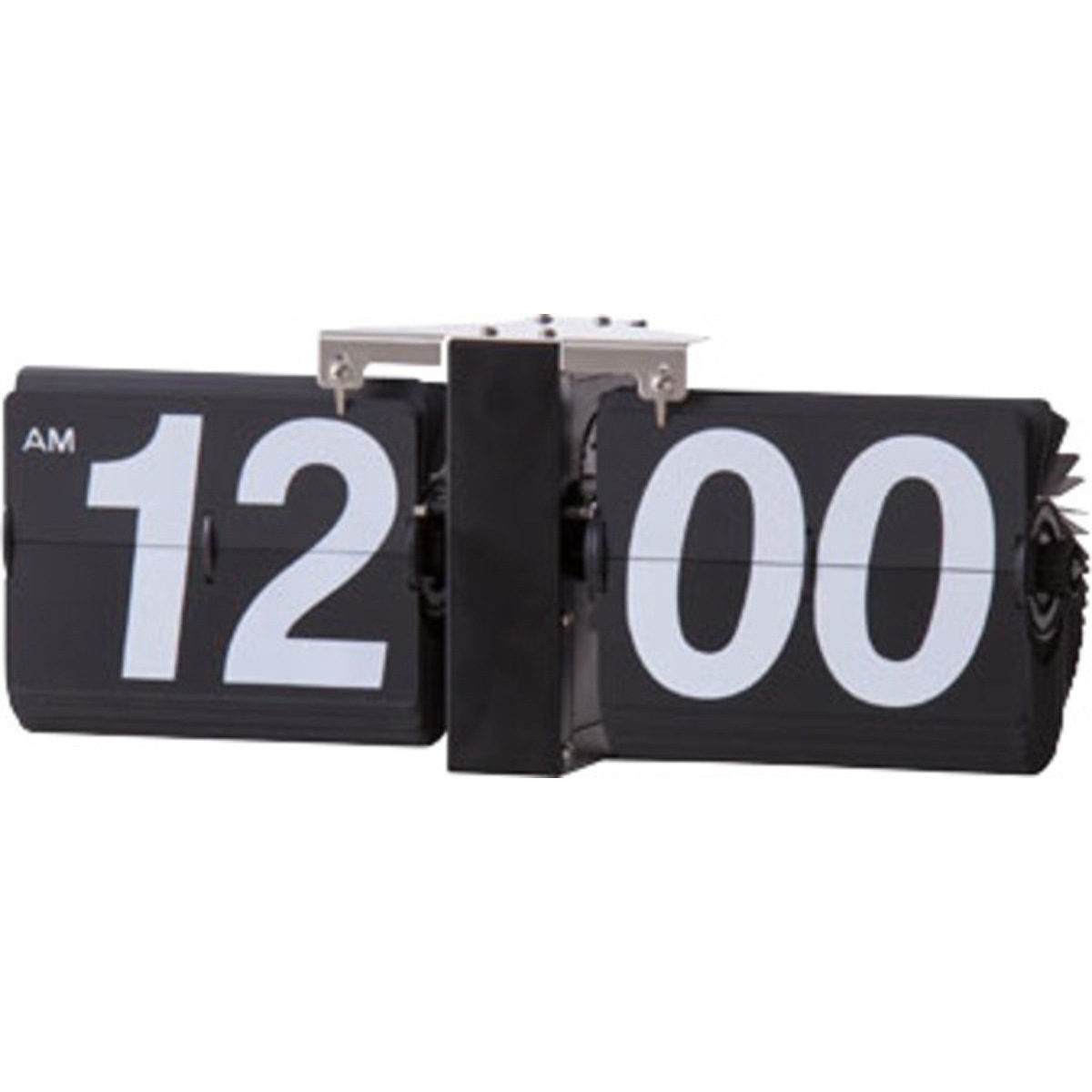 フリップクロック 置き時計 壁掛け時計 掛け時計 時計 クロック おしゃれ アナログ時計 デザイン時計 寝室 子供部屋 雑貨 アンティーク レトロ モノトーン パタパタ 白 黒