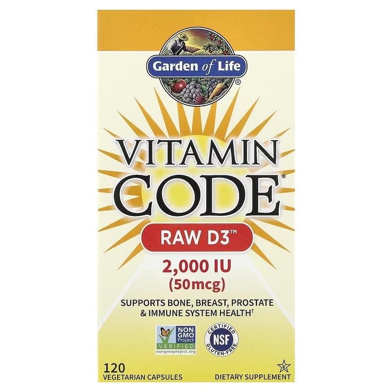 Vitamin Code（ビタミンコード） RAW D3（ローD3） ベジカプセル120粒