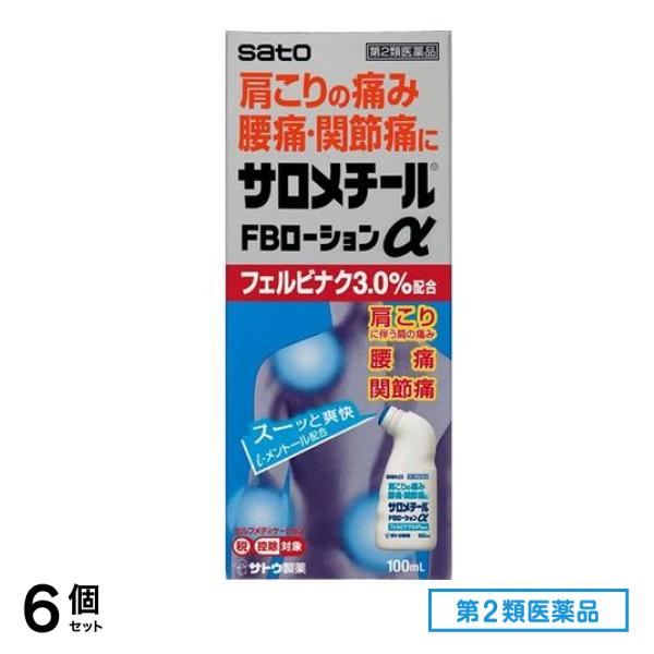 第2類医薬品 サロメチールFBローションα 100mL 6個セット 6,241円