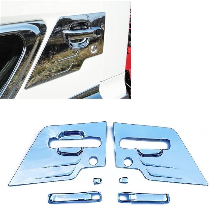 日野 ひのう レンジャープロ 標準/ワイド メッキ ドアハンドルカバー ドアグリップ 左右6点セット デコトラ 外装 6,318円