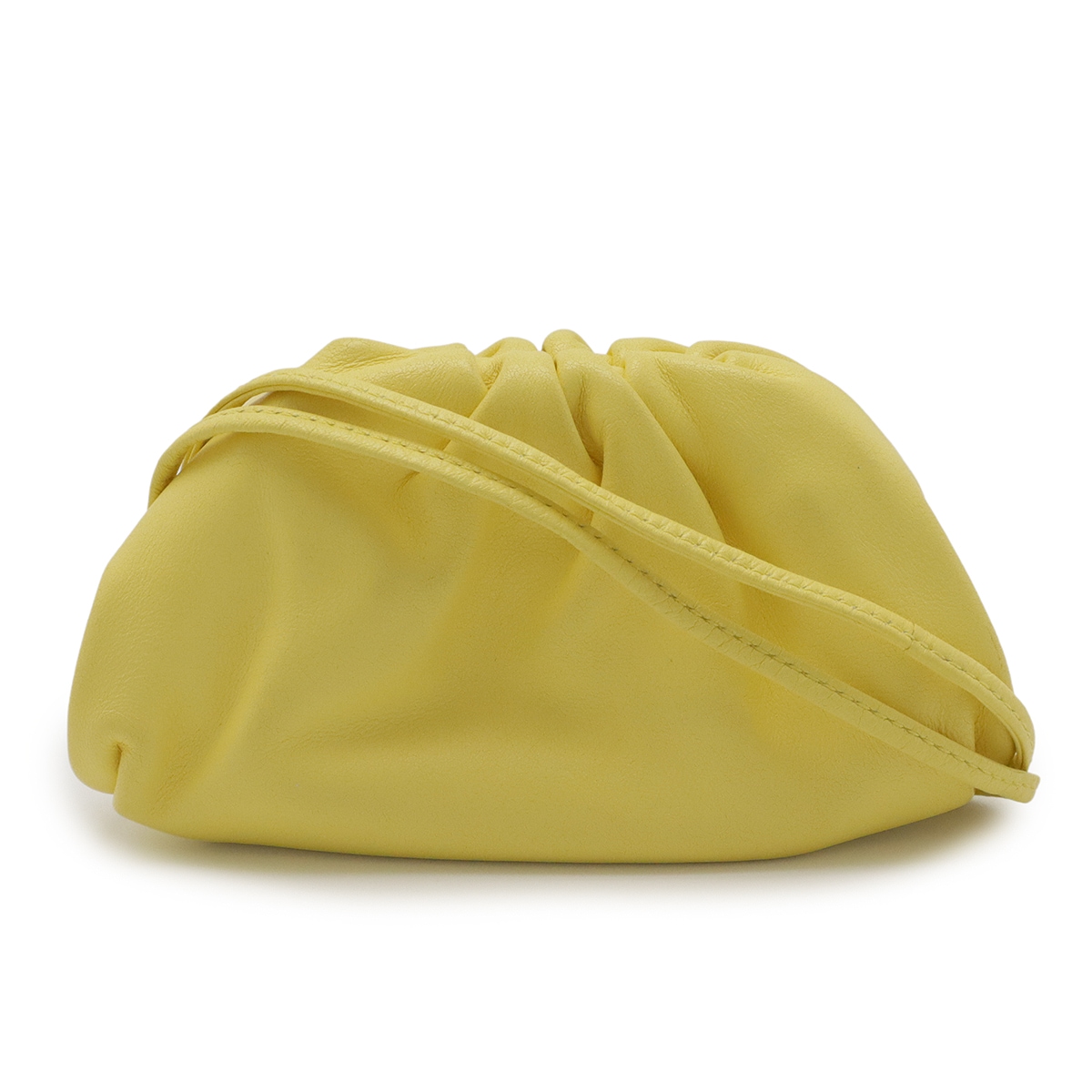 ボッテガベネタ ザ ポーチ コインケース 小銭入れ コインパース キーポーチ レザー イエロー 57781