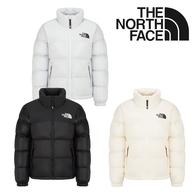 NJ3NR80 WS NUPTSE ON JACKET ふわあたたか中綿ショートダウン 軽量で動きやすい 防風撥水 ジップでさっと着用 ユニセックス シンプルデザイン デイリーや通勤通学に