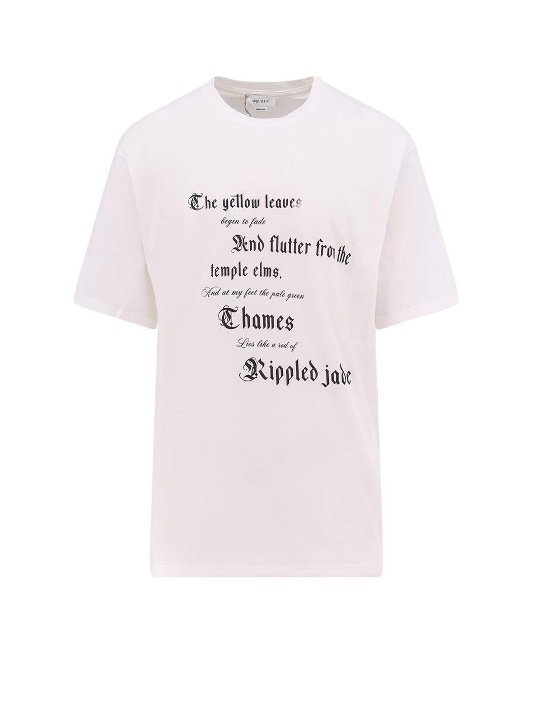 815069QTAC7-0909 WHITE / BLACK 春夏2025 Tシャツ メンズ ia