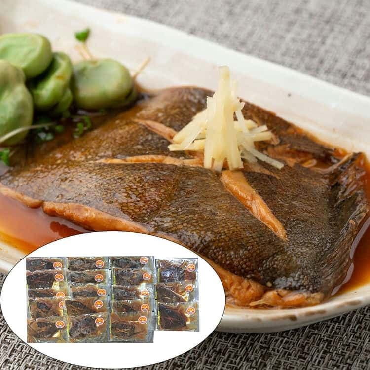 北海道 小樽産 かれいの煮つけ gセット (130g18個) 離島は配送不可 80283 お歳暮 お中元 お土産 ご進物 ギフト 贈り物に最適