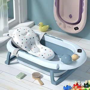 浴槽新生児の大きな子供の浴槽のスマート温度はベビーバスタンホームベビーバスタブを折りたたむことができます4267