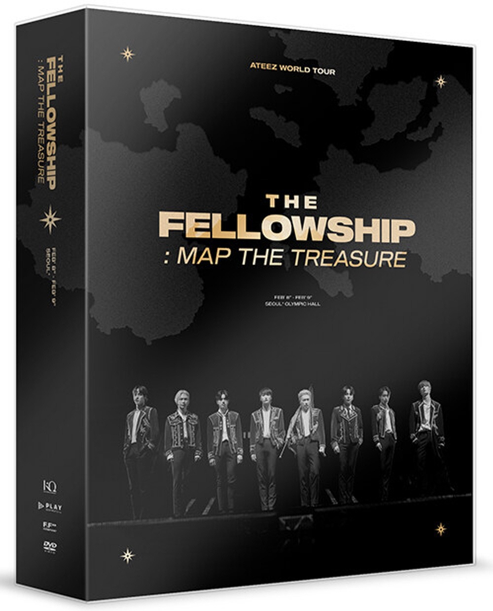 ATEEZ WORLD TOUR THE FELLOWSHIP : MAP THE TREASURE SEOUL DVD (2disc) (Sealed) 未開封 / 에이티즈