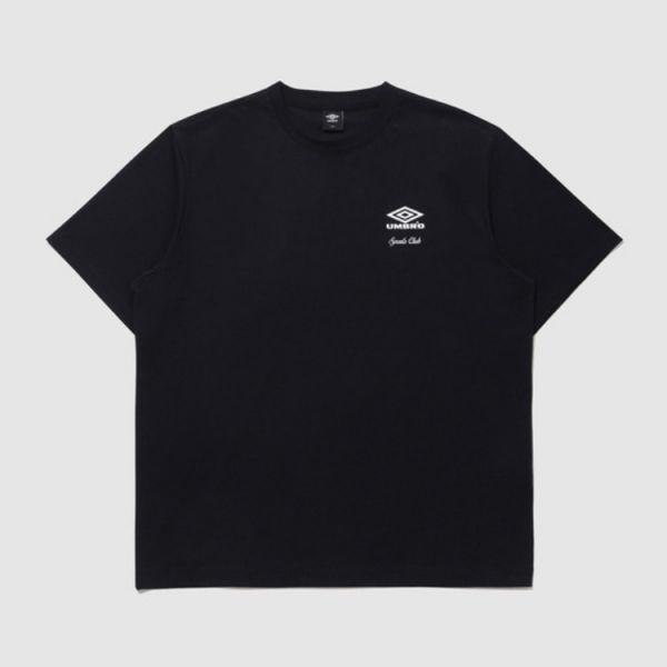 O オンブレ半袖Tシャツ ブラック UQ121CRBLK 931457