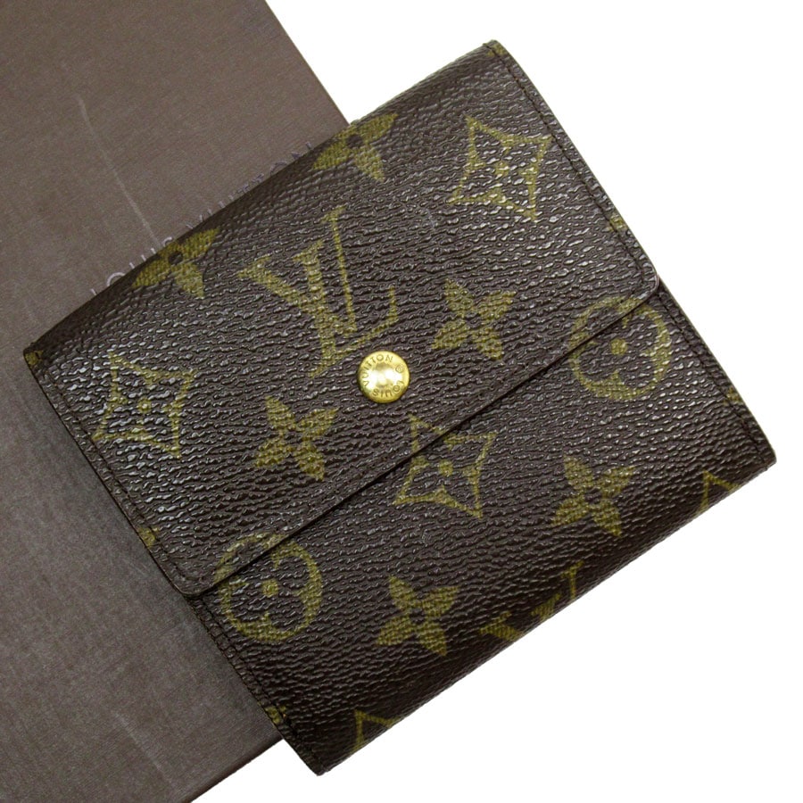 ルイ ヴィトン LOUIS VUITTON 二つ折り財布 モノグラム ポルトモネ ビエ カルトクレディ モノグラムキャンバス ブラウン ユニセックス M61652 t19582a