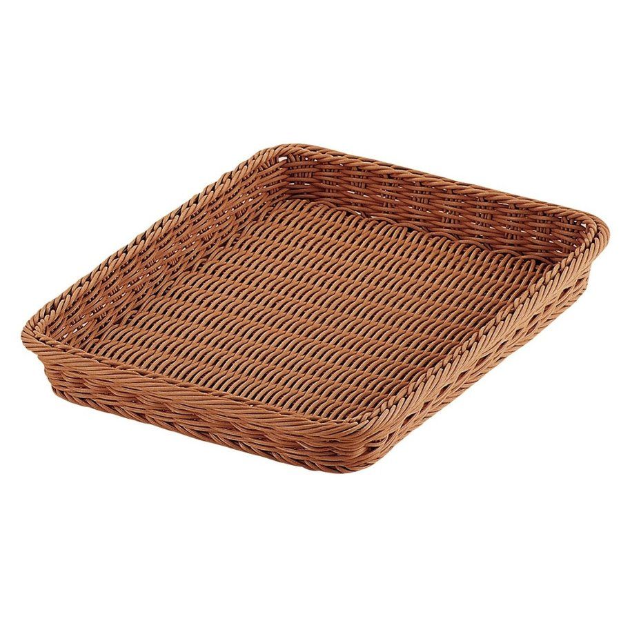 （まとめ買い）トーダイ ベーカリーバスケット 40型 ブラウンBB-402-BR [x3]