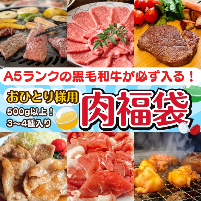 おひとり様用 肉福袋500g