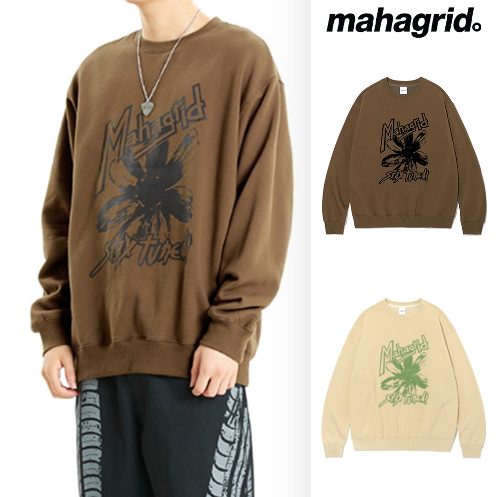 [mahagrid] FLOWER PRINT SWEATSHIRT 7,310円