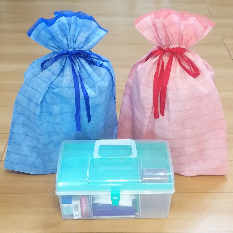 ギフト専用応急手当用品14点セット 外傷用救急箱 救急セット 応急手当セット 防災セット オフィス