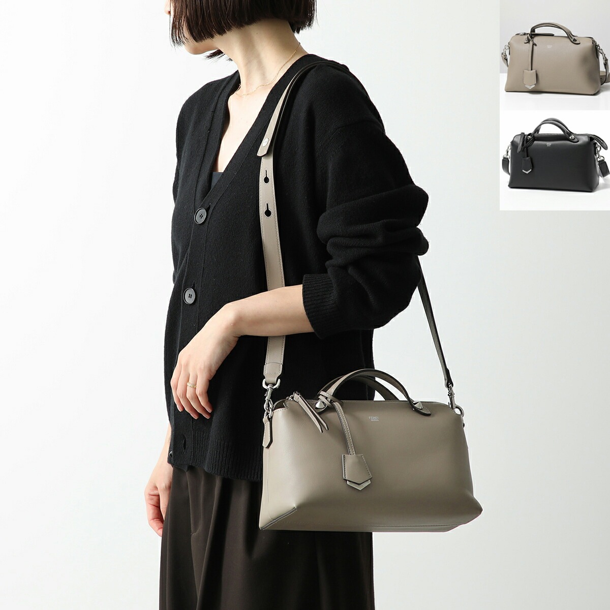 FENDI フェンディ ショルダーバッグ BY THE WAY バイザウェイ 8BL146 1D5F レディース レザー ハンドバッグ ミディアム 鞄 カラー2色