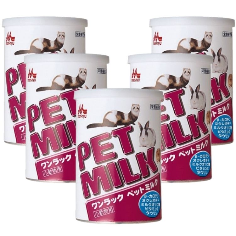 5個セット 森乳サンワールド ワンラック ペットミルク 140g 小動物用ミルク