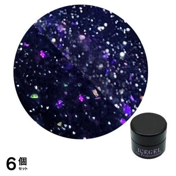ICEGEL(アイスジェル) A BLACK ミッドナイトシャインジェル 1341 ミッドナイトサファイア 3g 6個セット 8,367円