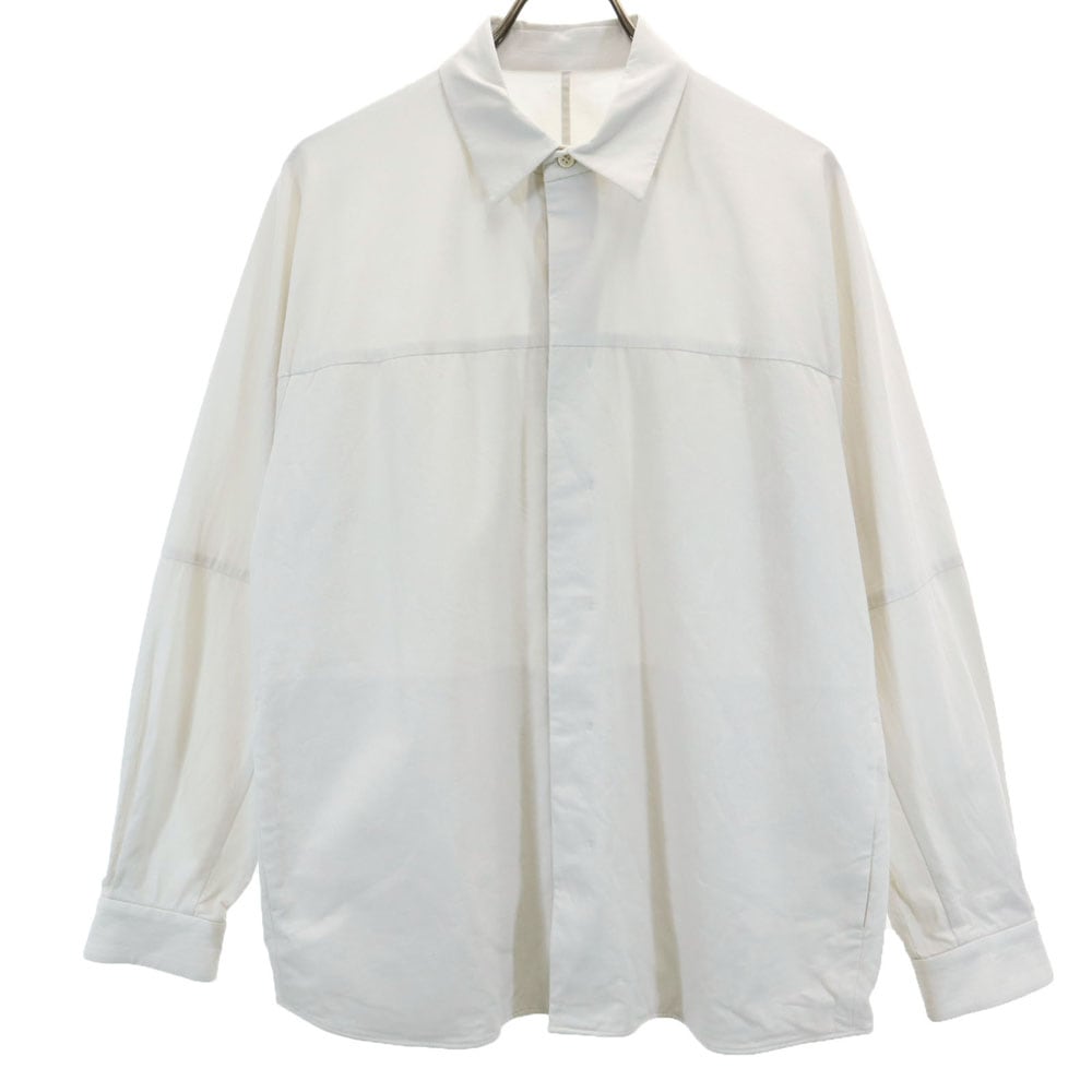 ヤマウチ 日本製 長袖 シャツ 3 白 山内 メンズ 古着