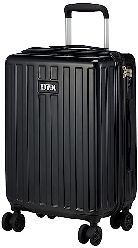[エドウィン] キャリーケース 0411484 19inch スーツケース 1～3泊 TSAロック 機内持ち込み 四輪 ダブルホイール 35L ブラック