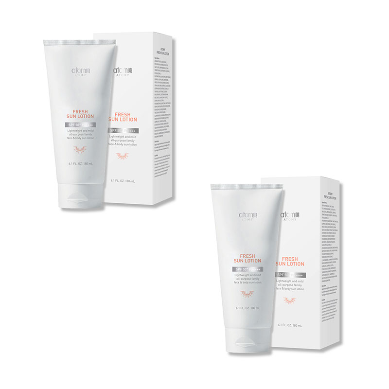 1+1! フレッシュサンローション SPF50+ PA++++ 180ml 日焼け止め 乳液 サンミルク