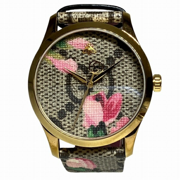 グッチ GUCCI Gタイムレス 126.4 クォーツ 時計 腕時計 メンズ 【中古】