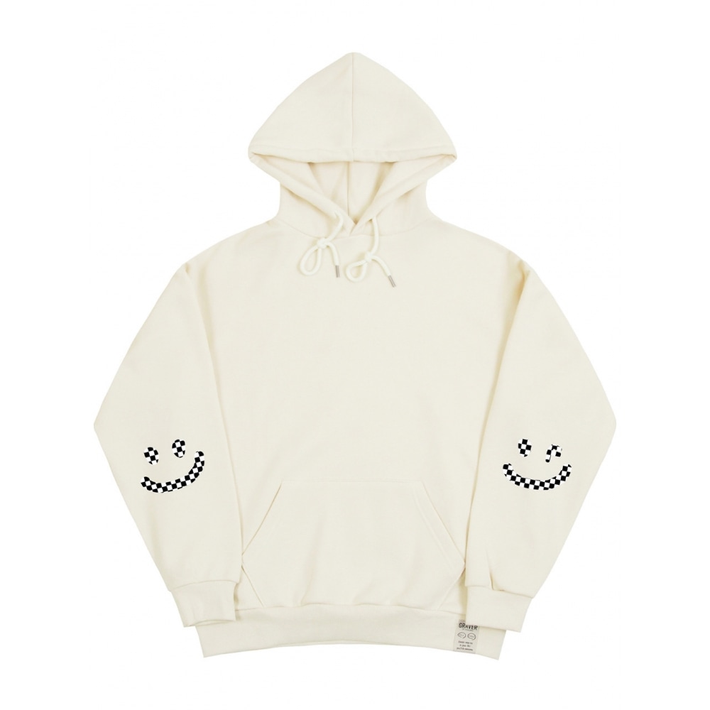 GRAVERエルボチェッカーボード描画スマイルフードティークリーム