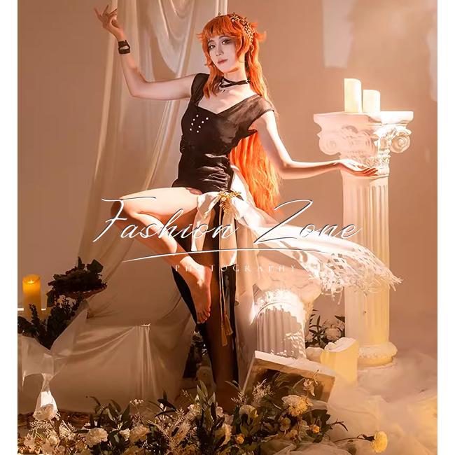 重返未来：1999 Reverse:1999 風 Druvis III ドルーヴィスIII 槲寄生 コスプレ衣装 ウィッグ cosplay ハロウィン 演出服 変装