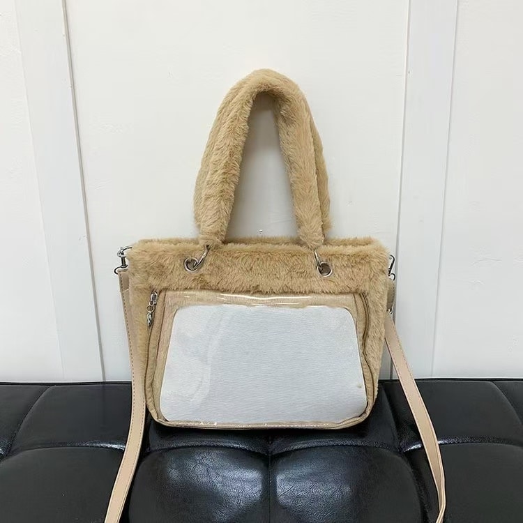 Qoo10] 痛バッグ 痛バ もこもこ 7色選択 トー : バッグ・雑貨