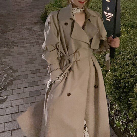 アウター コート トレンチコート アウターレディース ロングコート コートレディース 春アウター 秋アウター トレンチ ロングトレンチコート 定番 シンプルデザイン レトロ 上着 ベージュ ブラック