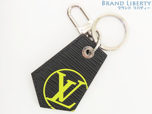 レア超美品ルイヴィトンエピLVサークルキーホルダーアンシャッペキーリングキーホルダーチャームジョーヌM68283