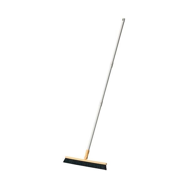（まとめ） テラモト FF床ホーキ 450mm 本体セット CL8400915[x5セット]