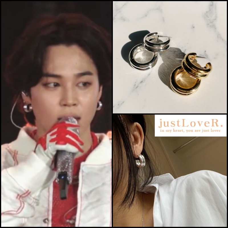 【justLoveR.】 Isabelle Hoop Earrings ピアス BTS JIMIN着用