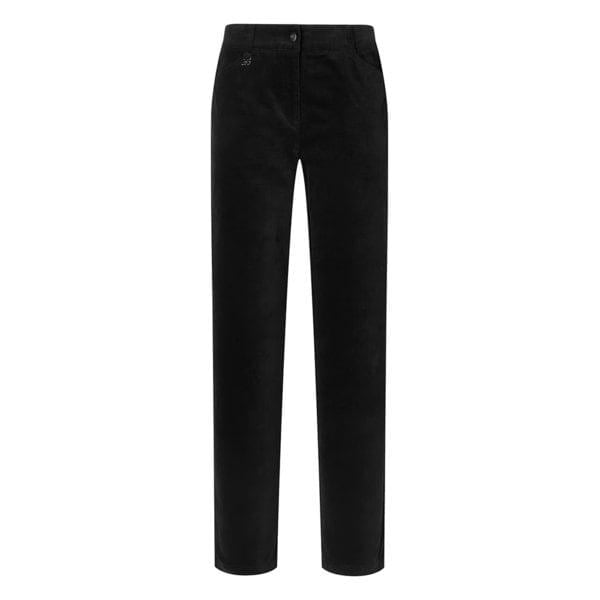 25FW PREMIUM 女性 ソフト ベルベット レギュラー フィット パンツ DNPA5D753BK_s