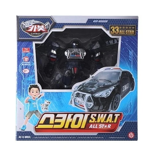 【正規品】 ハローカーボットスカイスワットオールスタースワット警察特攻隊ロボット玩具