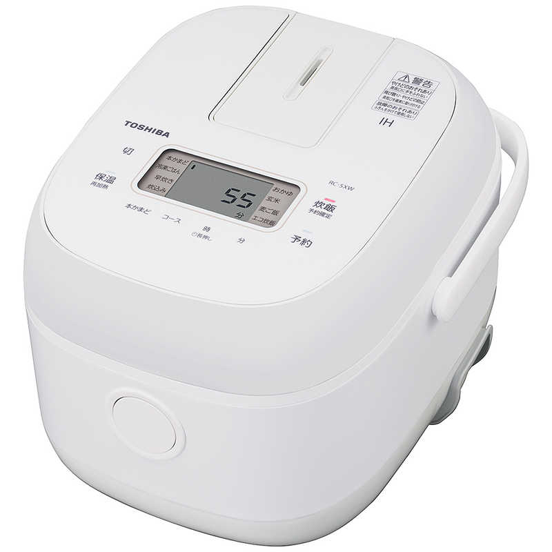 東芝　TOSHIBA　炊飯ジャー ［3合 /IH］ ホワイト　RC-5XW-W