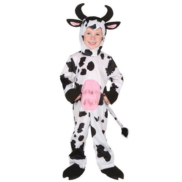 ハロウィン 衣装 子供用 ホルスタイン 乳牛 動物 アニマル 全身 ハロウィン キッズ コスプレ ハロウィン コスチューム 赤ちゃん ハロウィーン　衣装　ハロウィン衣装 イベント パーティ 仮装 ステ