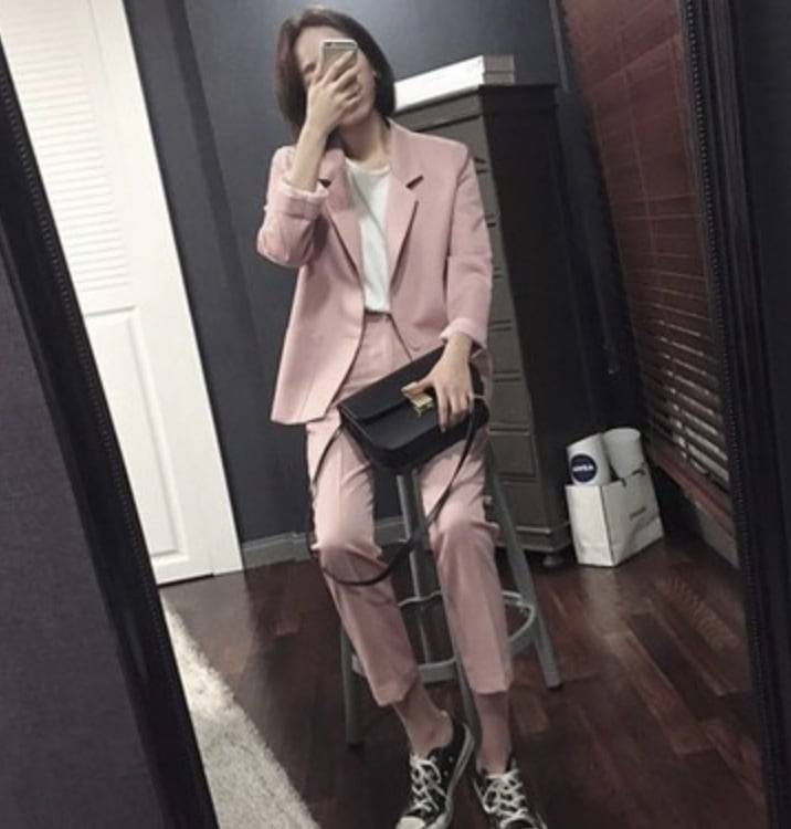 ジャケット 上着 スーツ ミディアム丈 ミドル丈 袖あり 長袖 スリム タイト 細身 ポケット 前開き 可愛い かわいい 綺麗め きれいめ シンプル カジュアル 大人 上品 おしゃれ お洒落