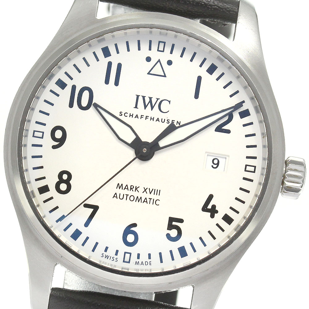 IWC IWC SCHAFFHAUSEN IW327002 パイロットウォッチ マークXVIII デイト 自動巻き メンズ 保証書付き_823414【中古】