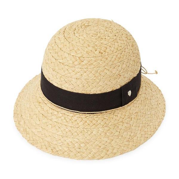 レベッカ 女性 クローシュハット HAT51359 NATURAL BLACK