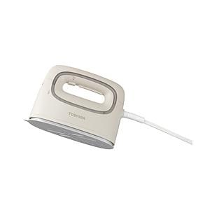 【新品 箱不良・シュリンク破れ品】TOSHIBA 東芝 衣類スチーマー TAS-V70 N ベージュ