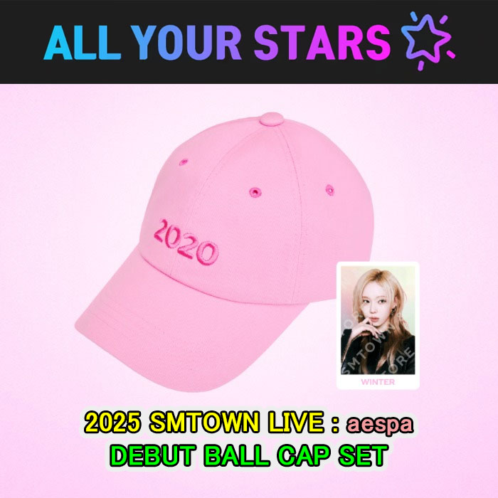 (DEBUT BALL CAP SET) aespa - 2025 SMTOWN LIVE MD