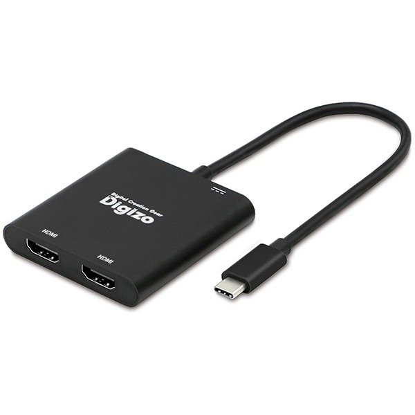 プリンストン PUD-PDC1H2 HDMI 4K×2ポート出力可能 Type-C変換アダプター