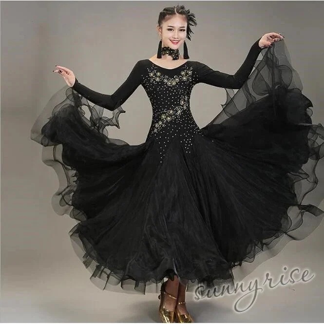 Hot!!!社交 ダンス衣装 社交ダンスドレス モダンドレス ダンスウェア ダンスウエア 社交ダンス 練習着 社