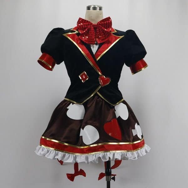 トランプガール トランプダンサー 不思議の国のアリスヴィランズ ランド 黒 コスプレ衣装