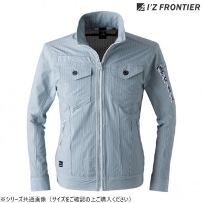 アイズフロンティア ストライプサッカージャケット 61 キャンディーグリーン LL 3450