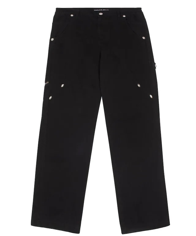 BACK CARPENTER WORK PANTS [BLACK]