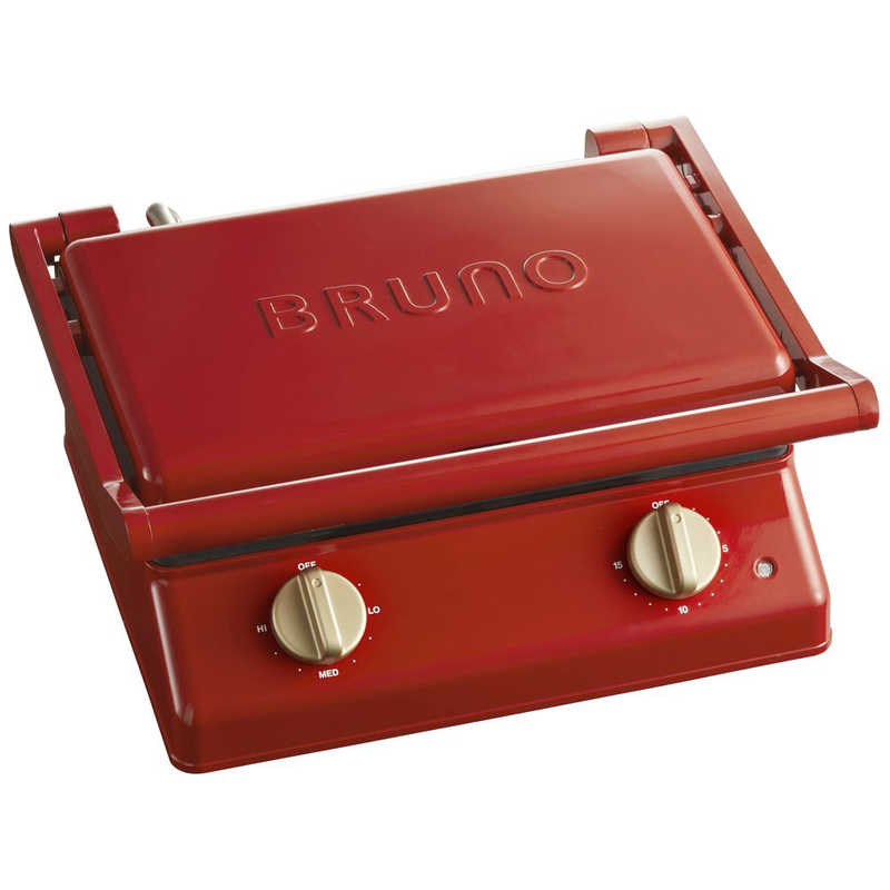 BRUNO　ブルーノ　グリルサンドメーカー ダブル　BOE084-RD
