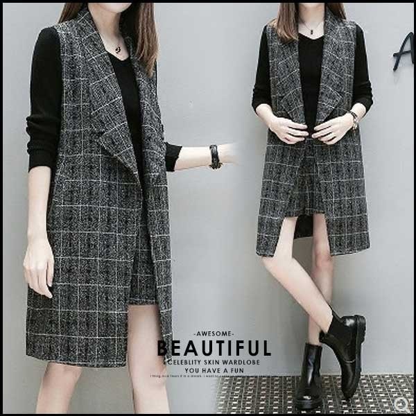 大きいサイズ レディース コート チェック アウター 上下セット セットアップ グレンチェック