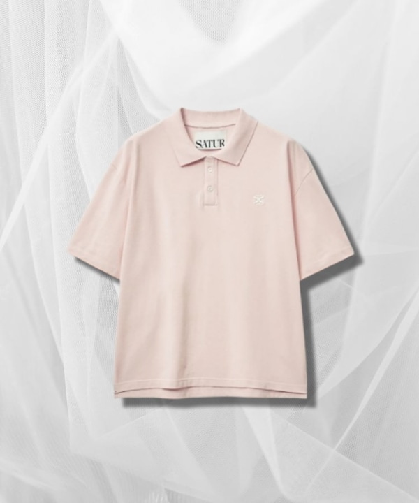 Qoo10 SATUR BASIC PIQUE POLO 無地 Qoo10 SATUR BASIC PIQUE POLO 無地