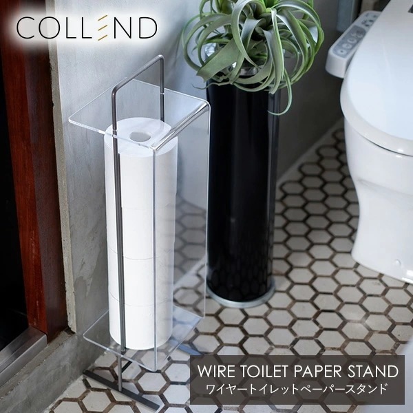 トイレットペーパースタンド アクリルカバー付き WW-AC-WTPSトイレ用品