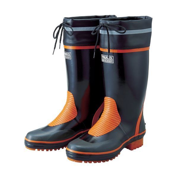 TMSB-26.5 ブラック/オレンジ メッシュカラーブーツDX (26.5cm) メーカー直送