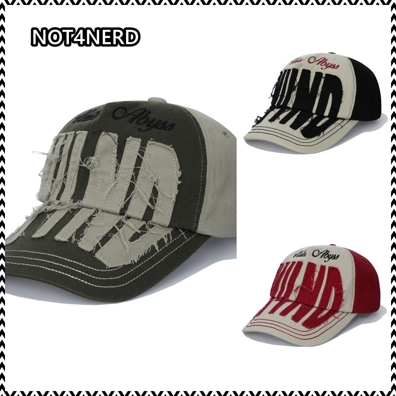 NOT4NERD N4ND Logo Applique Ball Cap